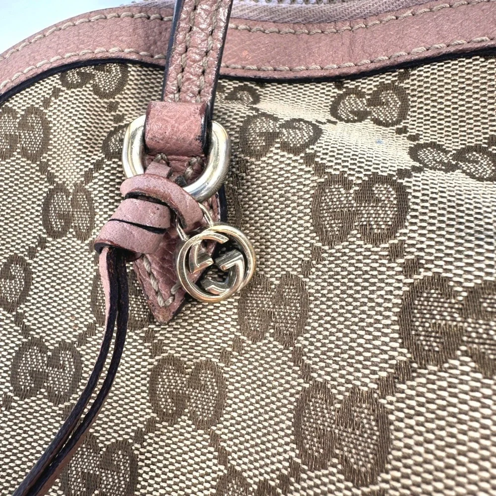 Gucci GG Canvas Bree Dome Tote Medium AS IS/READ DESCRIPTION - Picture 7 of 13